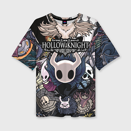 Женская футболка оверсайз Hollow Knight / 3D-принт – фото 1
