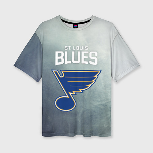 Женская футболка оверсайз St Louis Blues / 3D-принт – фото 1