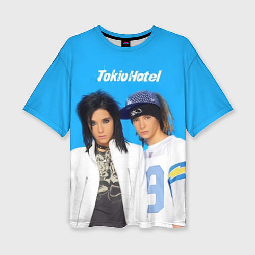 Женская футболка оверсайз Tokio Hotel poster / 3D-принт – фото 1