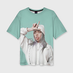 Футболка оверсайз женская BILLIE EILISH, цвет: 3D-принт