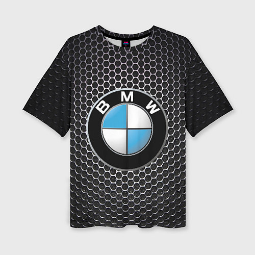 Женская футболка оверсайз BMW РЕДАЧ / 3D-принт – фото 1