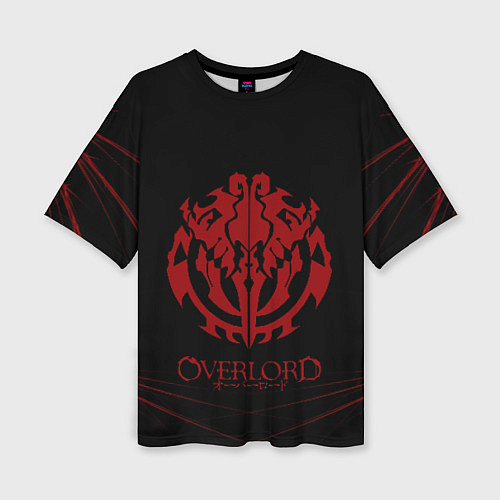 Женская футболка оверсайз Overlord / 3D-принт – фото 1
