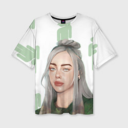 Женская футболка оверсайз Billie Eilish