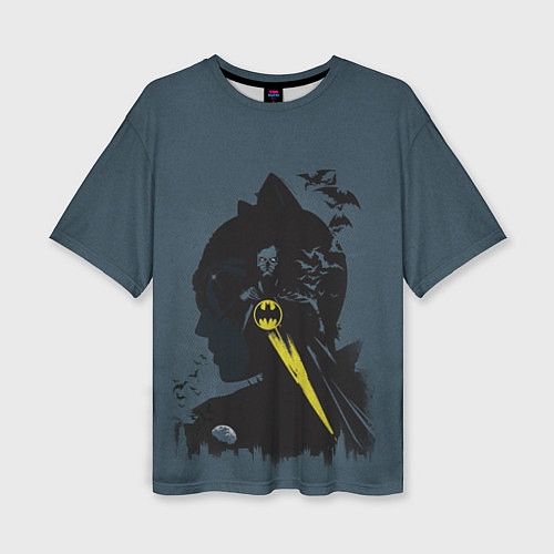 Женская футболка оверсайз Batman / 3D-принт – фото 1