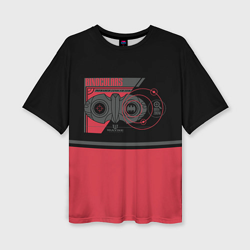 Женская футболка оверсайз Binoculars / 3D-принт – фото 1