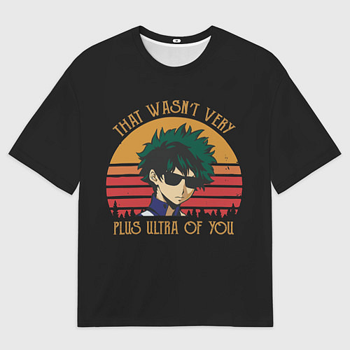 Женская футболка оверсайз Моя геройская академия / 3D-принт – фото 1