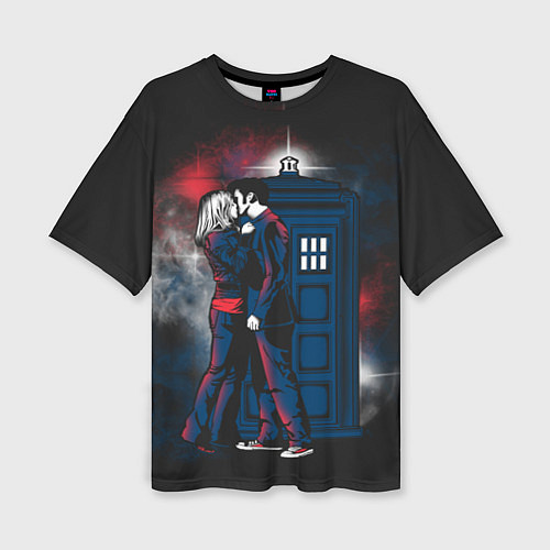 Женская футболка оверсайз Doctor Who / 3D-принт – фото 1
