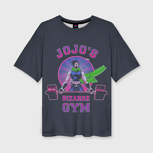 Женская футболка оверсайз Приключения ДжоДжо / 3D-принт – фото 1