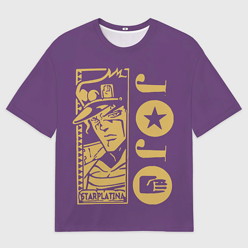 Женская футболка оверсайз JoJo Bizarre Adventure / 3D-принт – фото 1