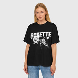 Футболка оверсайз женская Roxette, цвет: 3D-принт — фото 2