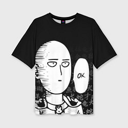 Женская футболка оверсайз ONE-PUNCH MAN