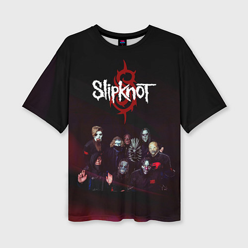 Женская футболка оверсайз Slipknot / 3D-принт – фото 1