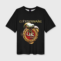 Женская футболка оверсайз Whitesnake