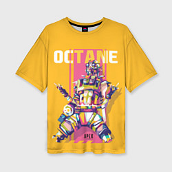 Женская футболка оверсайз Apex Legends Octane