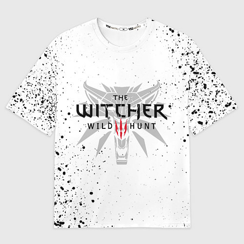 Женская футболка оверсайз ВЕДЬМАК / 3D-принт – фото 1