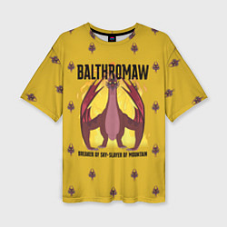Женская футболка оверсайз Balthromaw