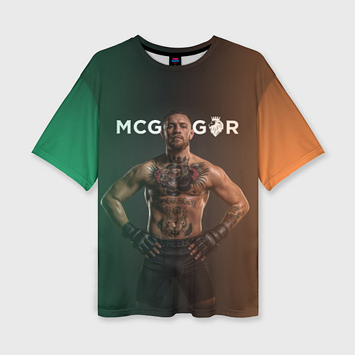 Женская футболка оверсайз Conor McGregor / 3D-принт – фото 1