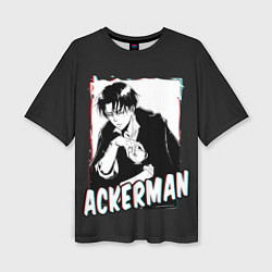 Женская футболка оверсайз Ackerman
