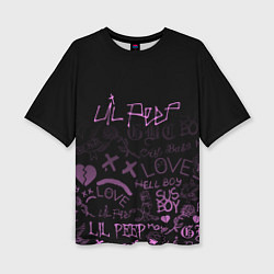 Женская футболка оверсайз LIL PEEP