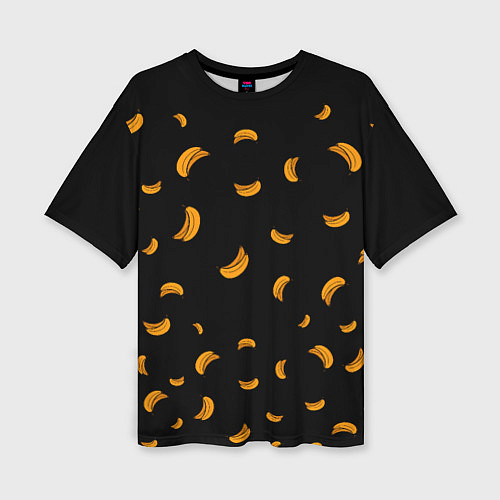 Женская футболка оверсайз Банана / 3D-принт – фото 1