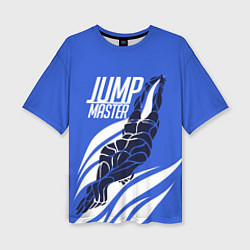 Футболка оверсайз женская Jump master, цвет: 3D-принт