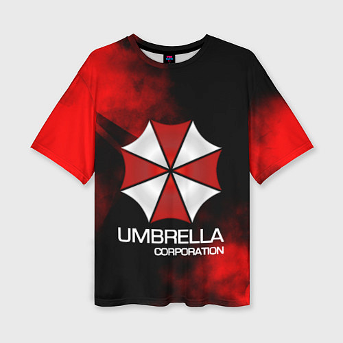 Женская футболка оверсайз UMBRELLA CORP / 3D-принт – фото 1