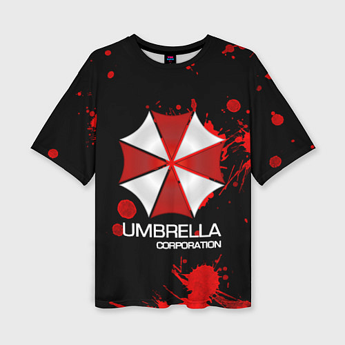 Женская футболка оверсайз UMBRELLA CORP / 3D-принт – фото 1