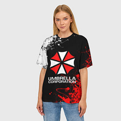 Футболка оверсайз женская UMBRELLA CORPORATION, цвет: 3D-принт — фото 2