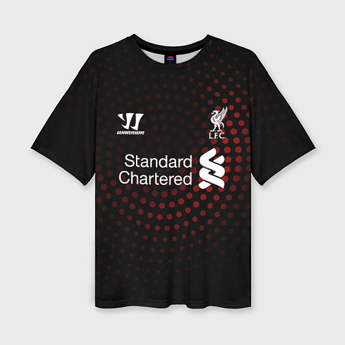 Женская футболка оверсайз Liverpool / 3D-принт – фото 1