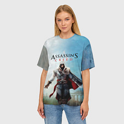 Футболка оверсайз женская Assassins Creed, цвет: 3D-принт — фото 2