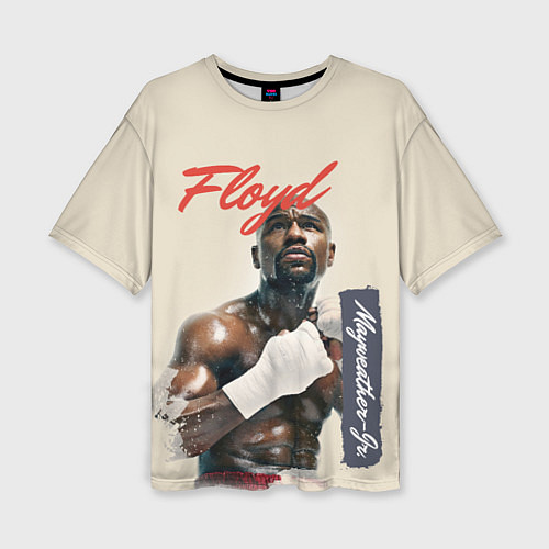 Женская футболка оверсайз Floyd / 3D-принт – фото 1