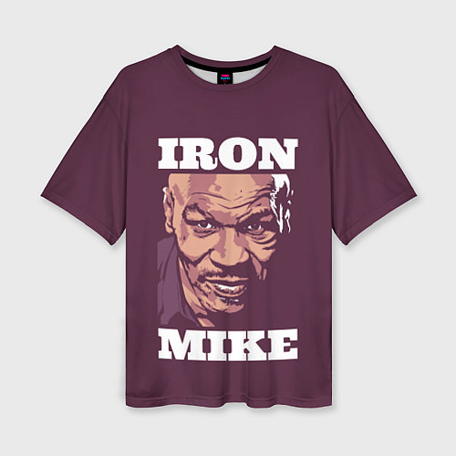Женская футболка оверсайз Mike Tyson / 3D-принт – фото 1