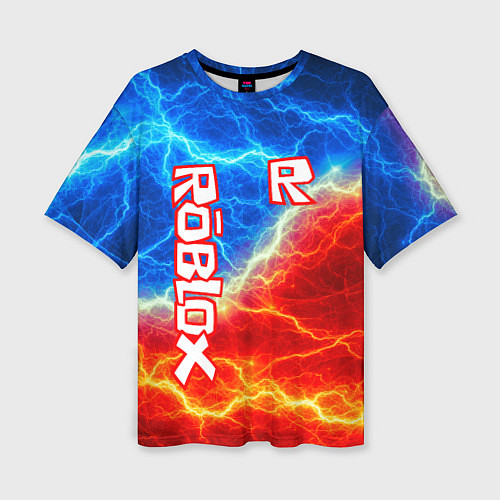 Женская футболка оверсайз ROBLOX / 3D-принт – фото 1
