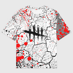 Женская футболка оверсайз DEAD BY DAYLIGHT