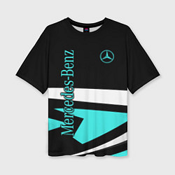 Женская футболка оверсайз Mercedes-Benz