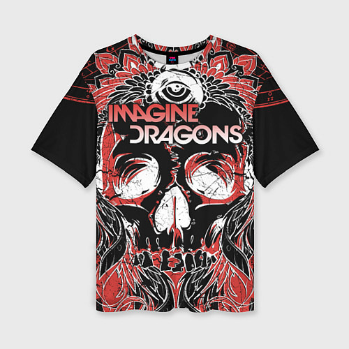 Женская футболка оверсайз Imagine Dragons / 3D-принт – фото 1