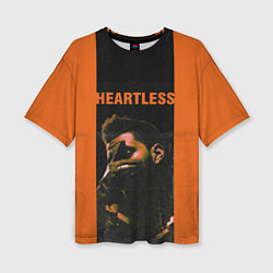 Женская футболка оверсайз HEARTLESS