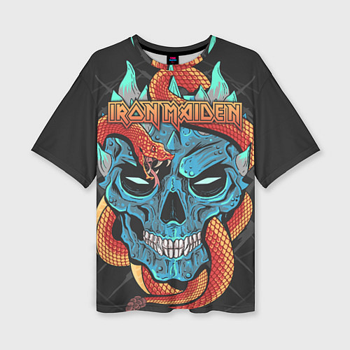 Женская футболка оверсайз Iron Maiden / 3D-принт – фото 1