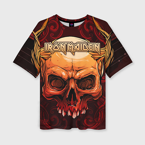 Женская футболка оверсайз Iron Maiden / 3D-принт – фото 1