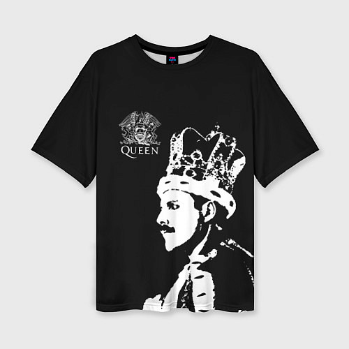Женская футболка оверсайз Queen / 3D-принт – фото 1