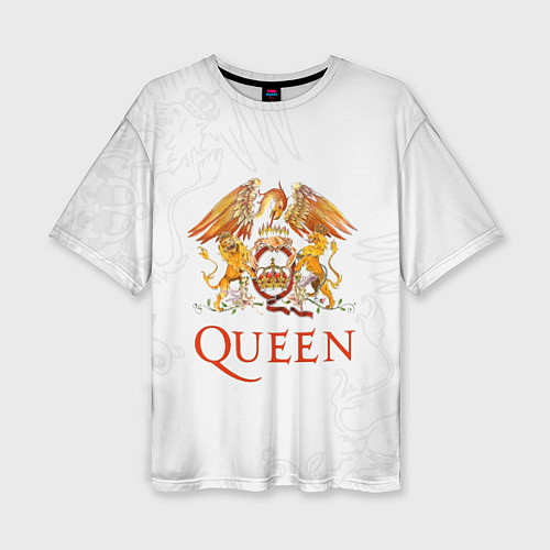 Женская футболка оверсайз Queen / 3D-принт – фото 1