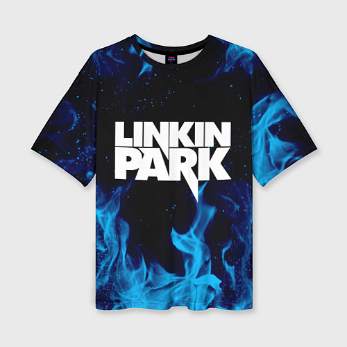 Женская футболка оверсайз LINKIN PARK / 3D-принт – фото 1