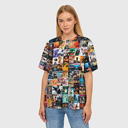 Футболка оверсайз женская Постеры фильмов, цвет: 3D-принт — фото 2