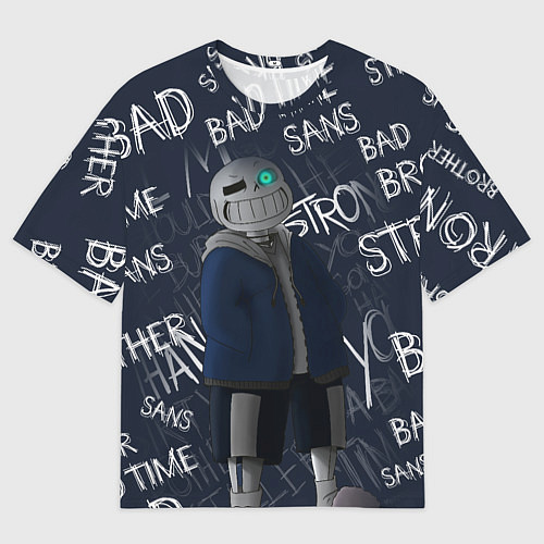 Женская футболка оверсайз UNDERTALE / 3D-принт – фото 1