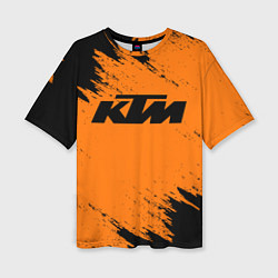 Женская футболка оверсайз KTM