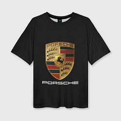 Женская футболка оверсайз PORSCHE