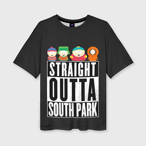 Женская футболка оверсайз South Park / 3D-принт – фото 1