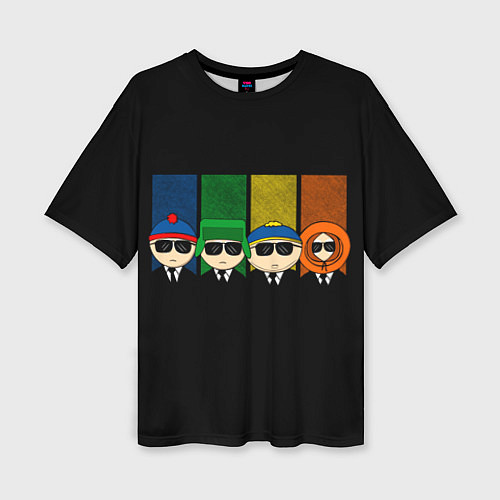 Женская футболка оверсайз South Park / 3D-принт – фото 1