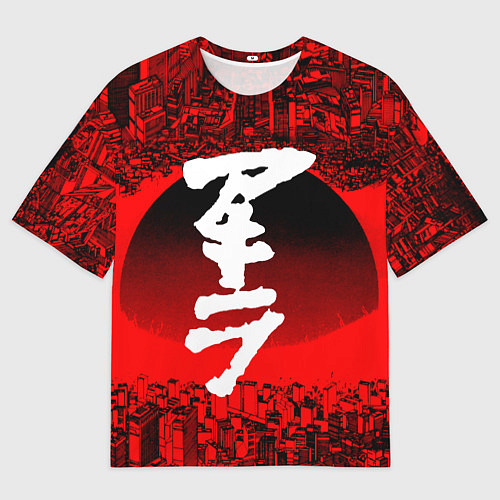 Женская футболка оверсайз AKIRA / 3D-принт – фото 1