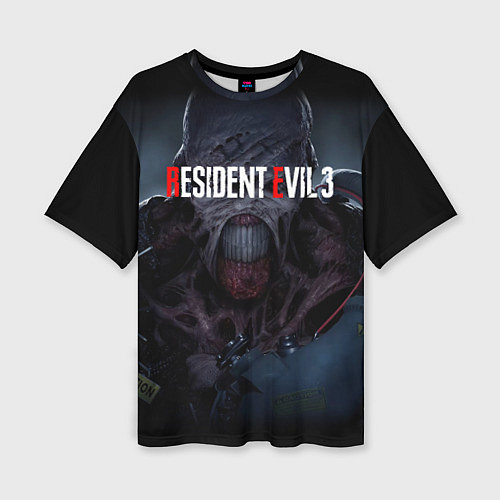 Женская футболка оверсайз Resident evil 3 remake / 3D-принт – фото 1